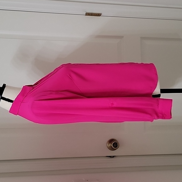 Outback Red Size XS Bright Fuchsia Long Sleeve Button Down Blouse, Exc. Cond. - Picture 5 of 11
